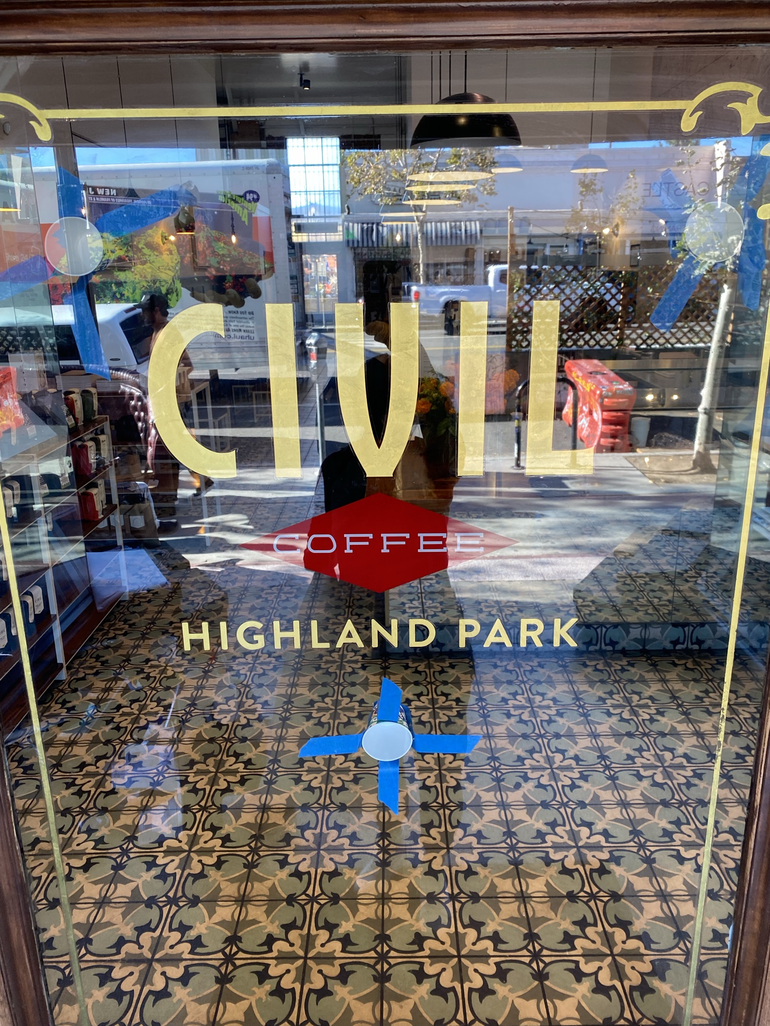 Civil Coffee Highland Park Brushetta Signs Sign Painter in Los Angeles